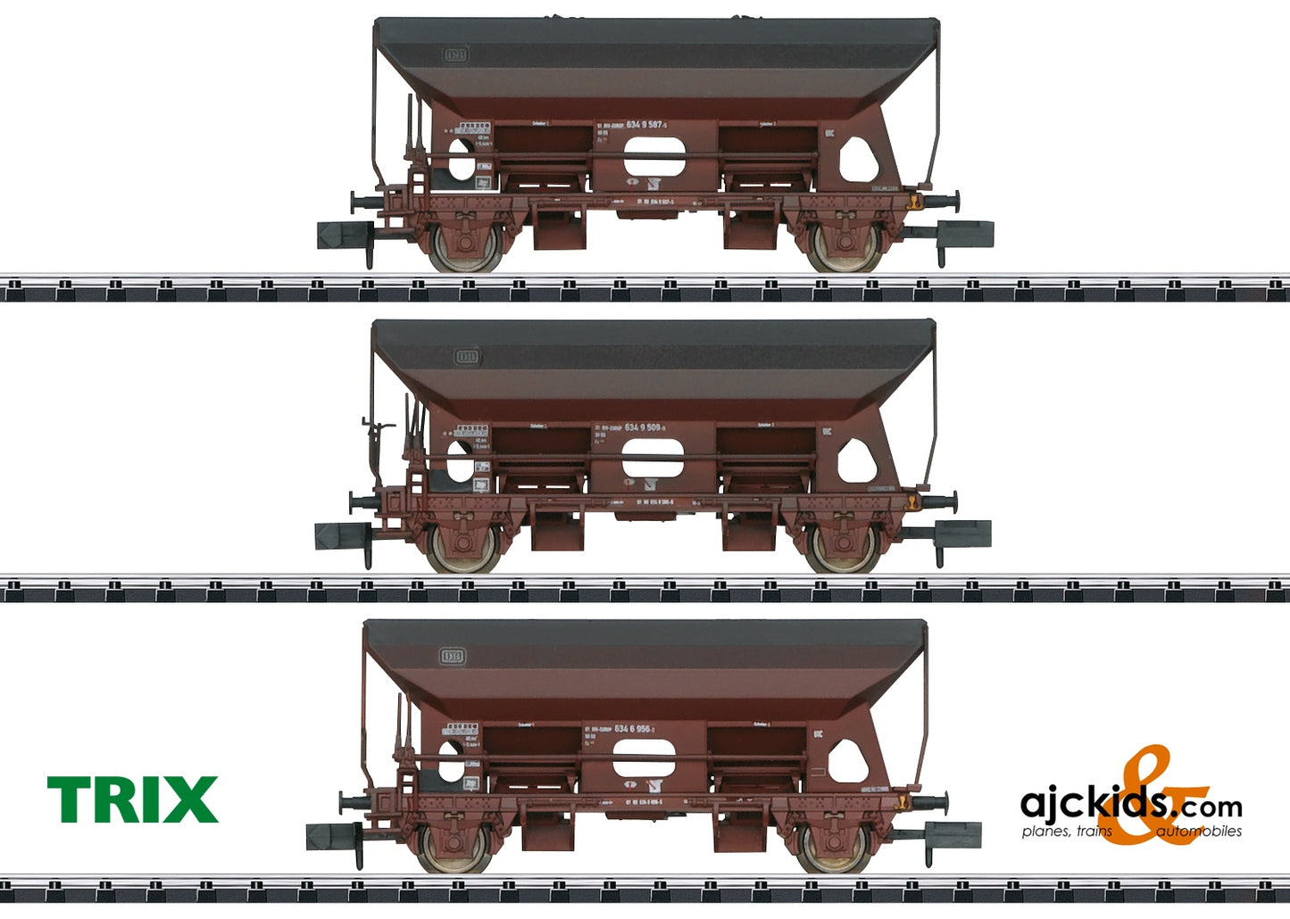 Trix 15466 - Side Dump Car Freight Car Set