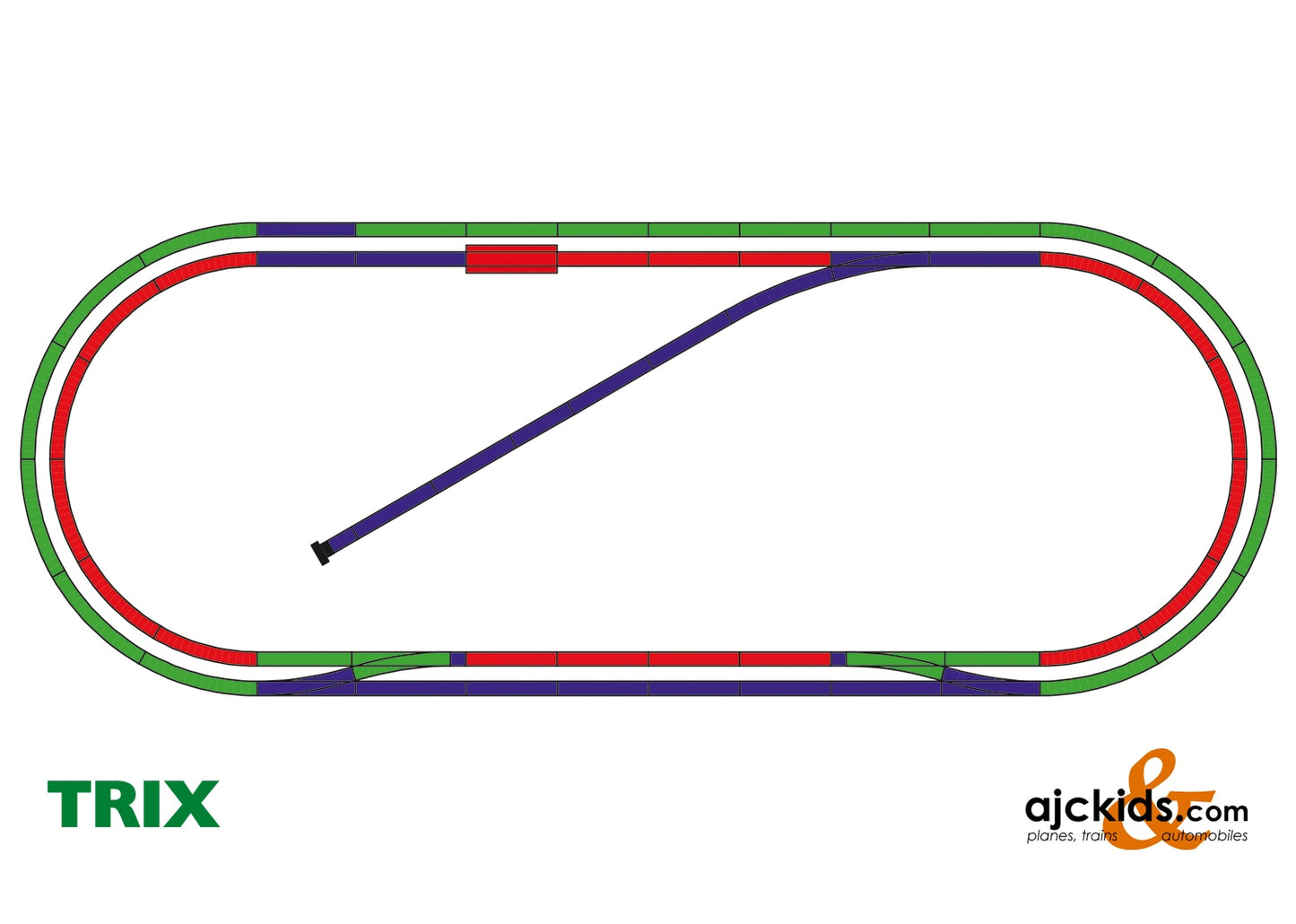 Trix 14322 - B2 Track Extension Set