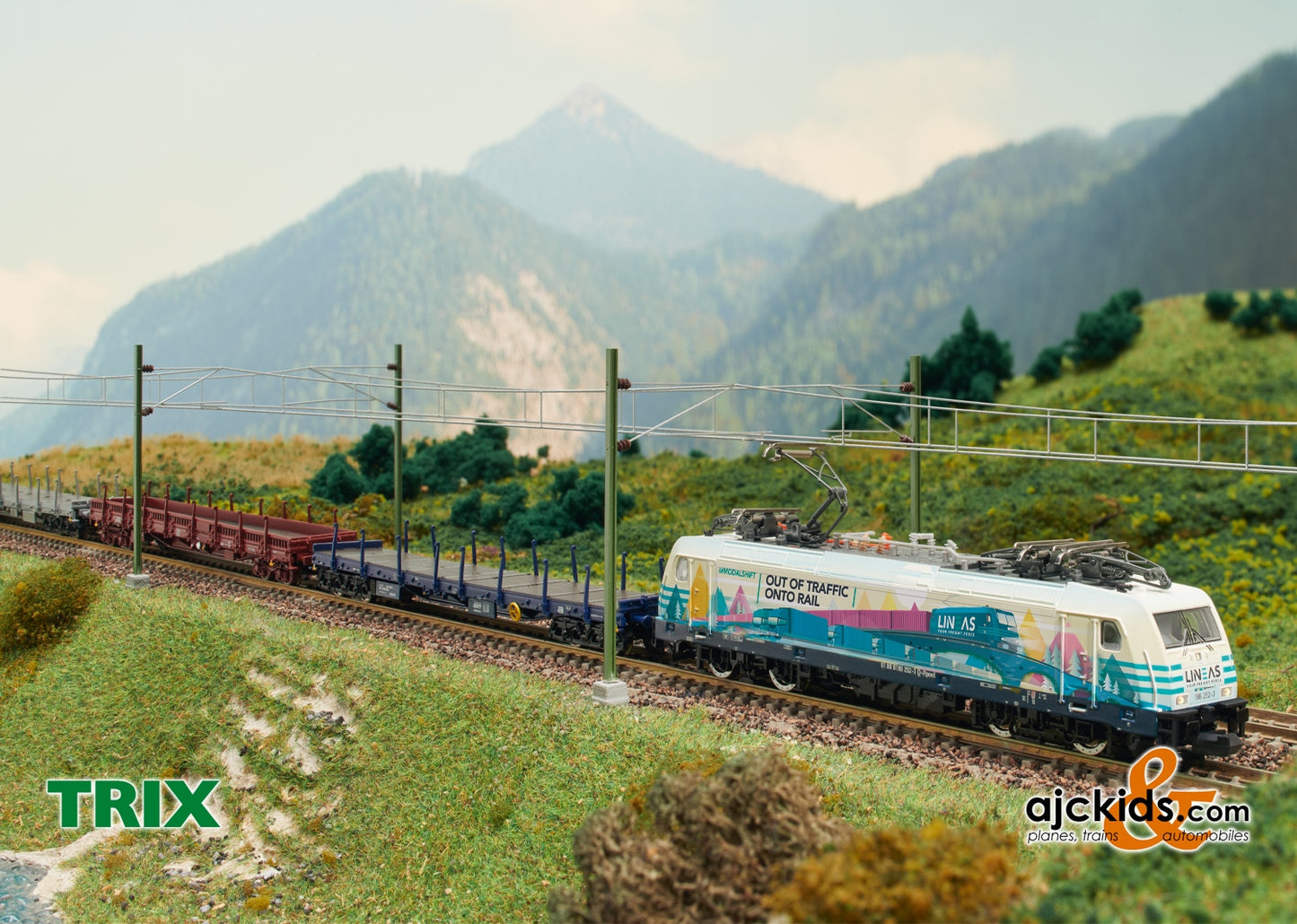Trix 16877 - Class 186 Electric Locomotive Lineas