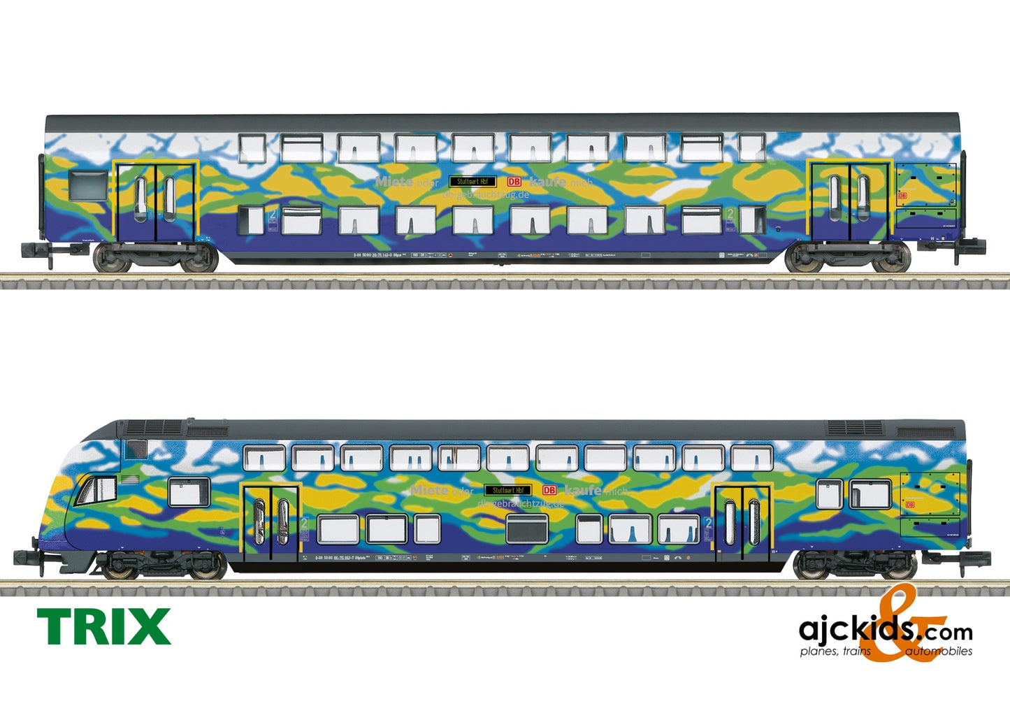 Trix 18299 - “Tourism Train” Bi-Level Car Set 2