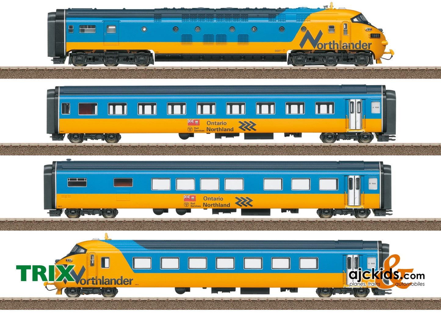 Trix 22975 - Northlander Diesel Powered Train (Insider)