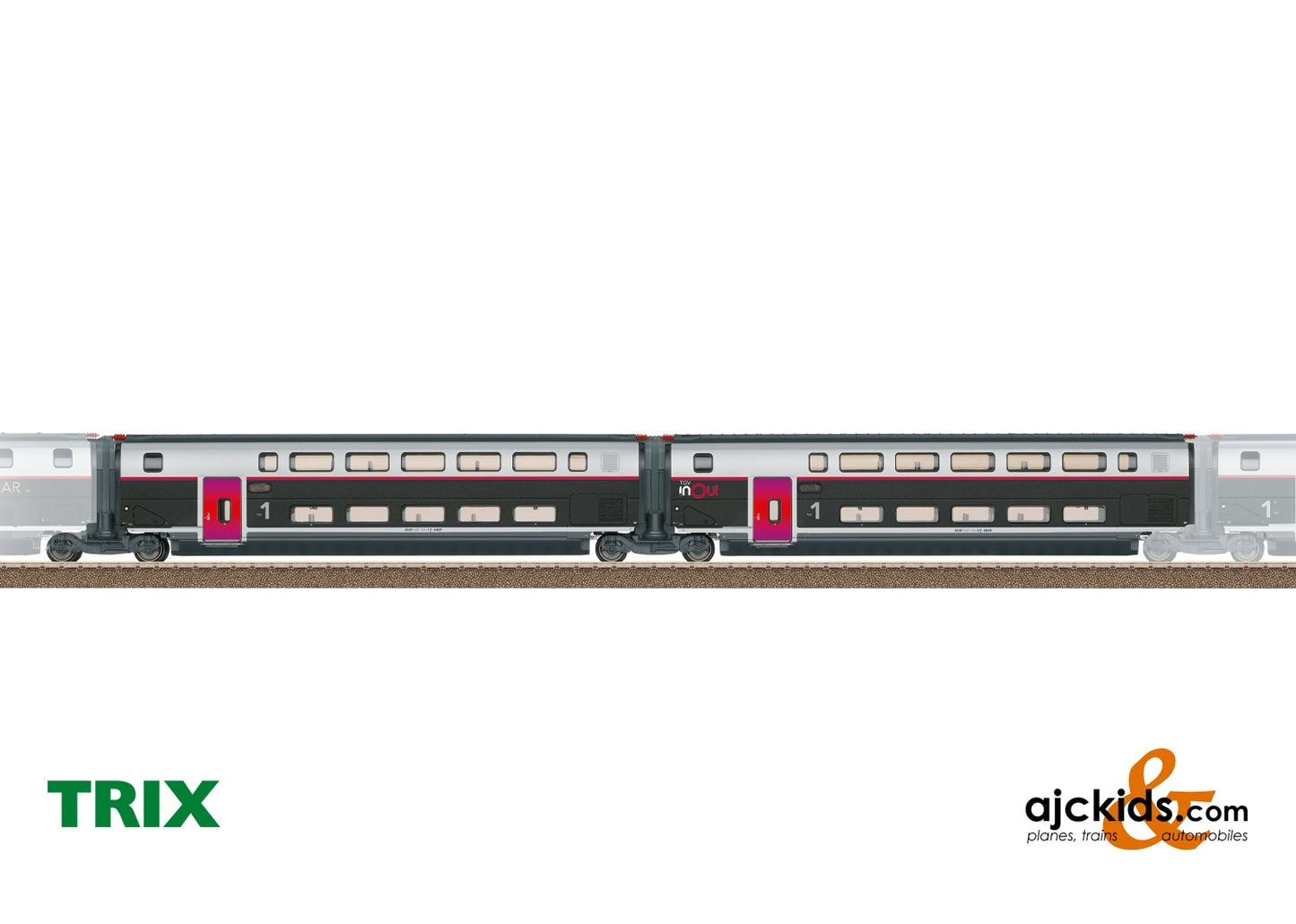 Trix 23187 - Add-On Car Set 1 for the TGV INOUI