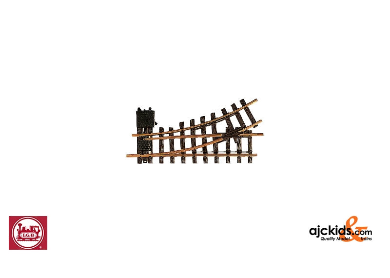 LGB 12100 - Manual Turnout, Left, R1, 30°