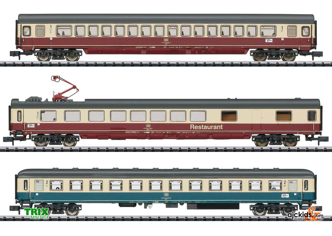 Trix 15459 - IC 611 Gutenberg Express Train Passenger Car Set