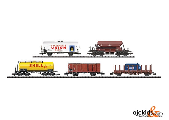 Trix 15501 - Car Display with 20 Freight Cars