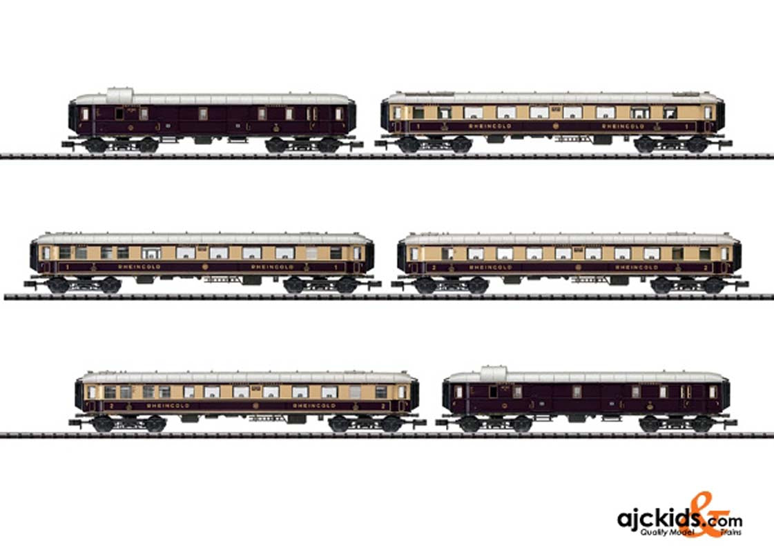 Trix 15539 - Rheingold Express Train Passenger Car Set