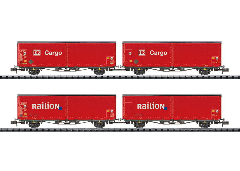 Trix 15544 - Sliding Wall Boxcar Set