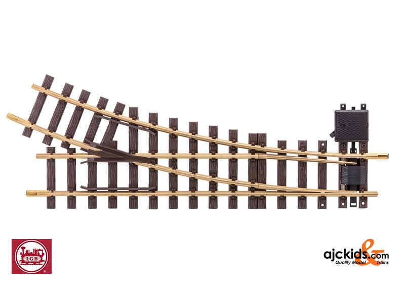 LGB 16040 - Right Manual Turnout R3; 22.5 degrees