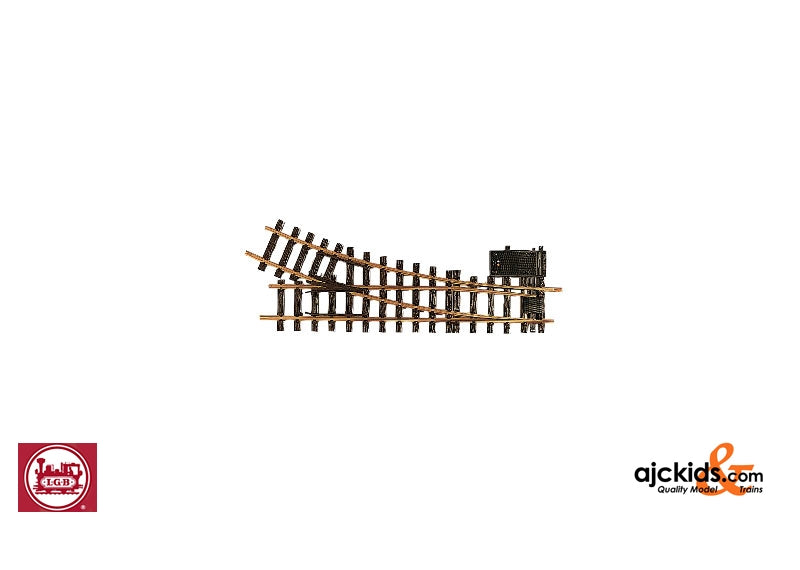 LGB 16050 - Electric Switch, Right, R3, 22.5°