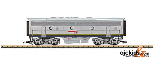 LGB 20586 - Santa Fe F7 B Unit Diesel Locomotive, with Sound, Non-Powered.