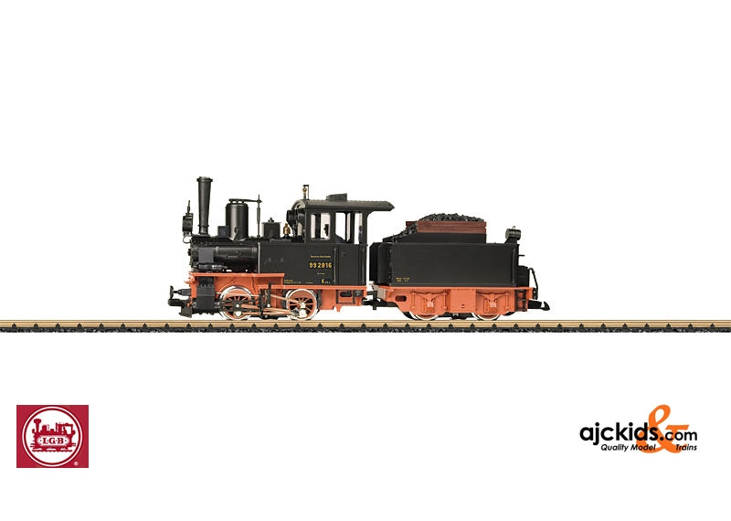 LGB サイズ0 LGB 22155 - 2816 Locomotive w/Tender DR #99 - G-Scale trains and