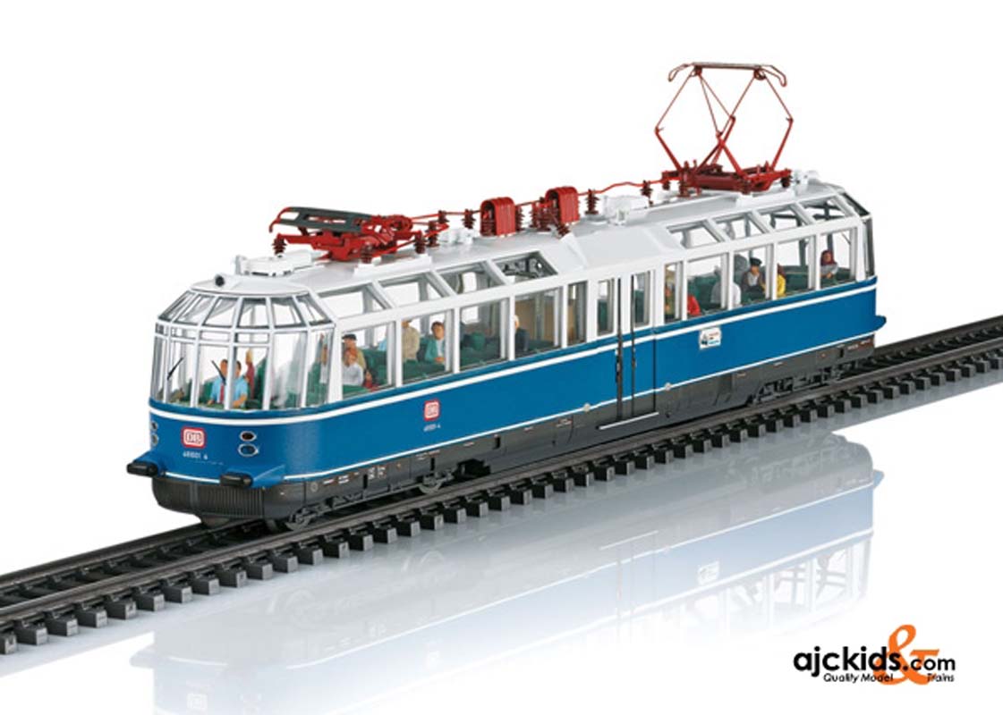 Trix 22193 - DB cl 491 Glass Train Powered Observation Rail Car