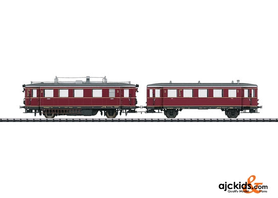 Trix 22675 - Diesel Powered Rail Car with a Trailer Car - - minor box damage