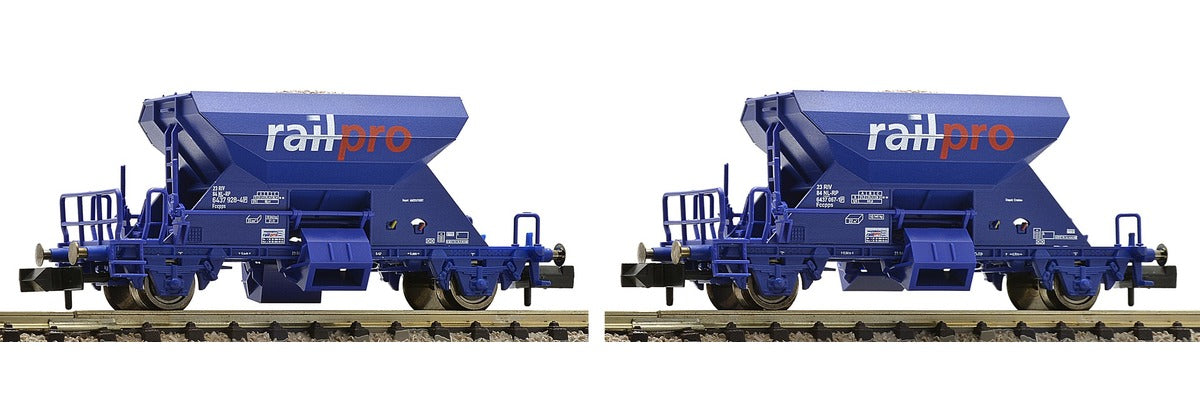 Fleischmann 822901 - 2-piece set ballast wagons, Voestalpine Railpro