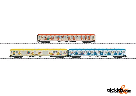 Trix 23486 - Mouse Show Train Passenger Car Set