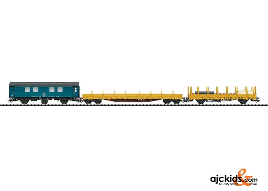 Trix 23540 - DB AG Digital Car Set Type 100 Crane Car and Type 817 Boom Tender Car