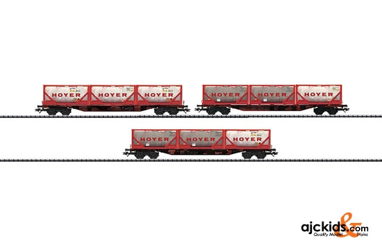 Trix 24361 - Hoyer Container Car Set