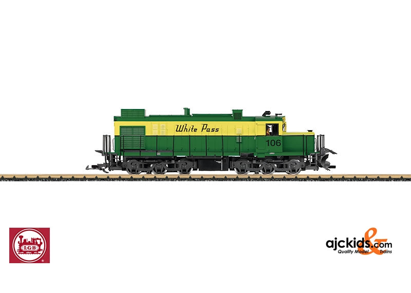 LGB 25554 - Alco Diesel Locomotive with Sound White Pass & Yukon
