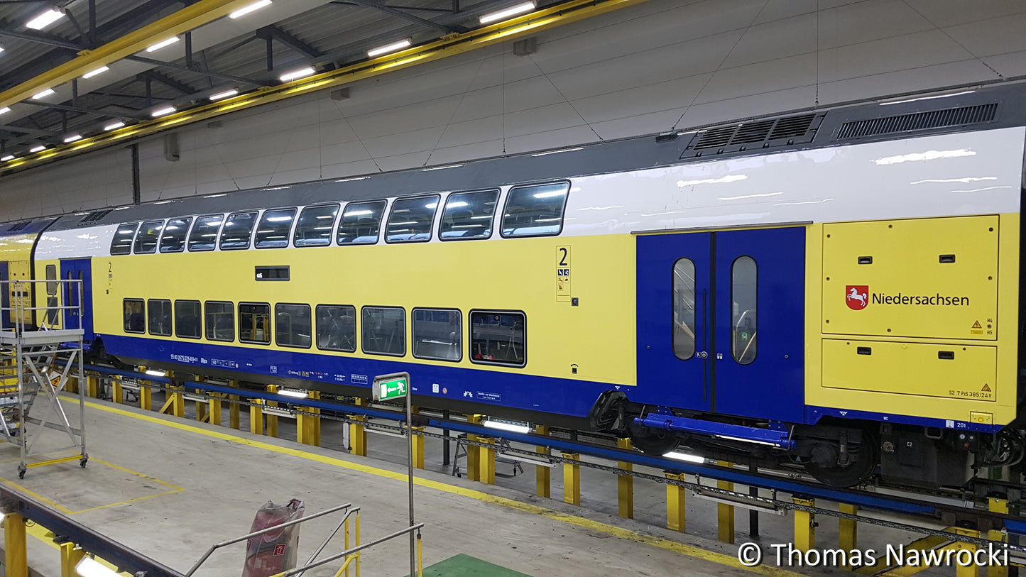 Piko 58369 - 3-Car Set Bi-Level Coach Metronom VI