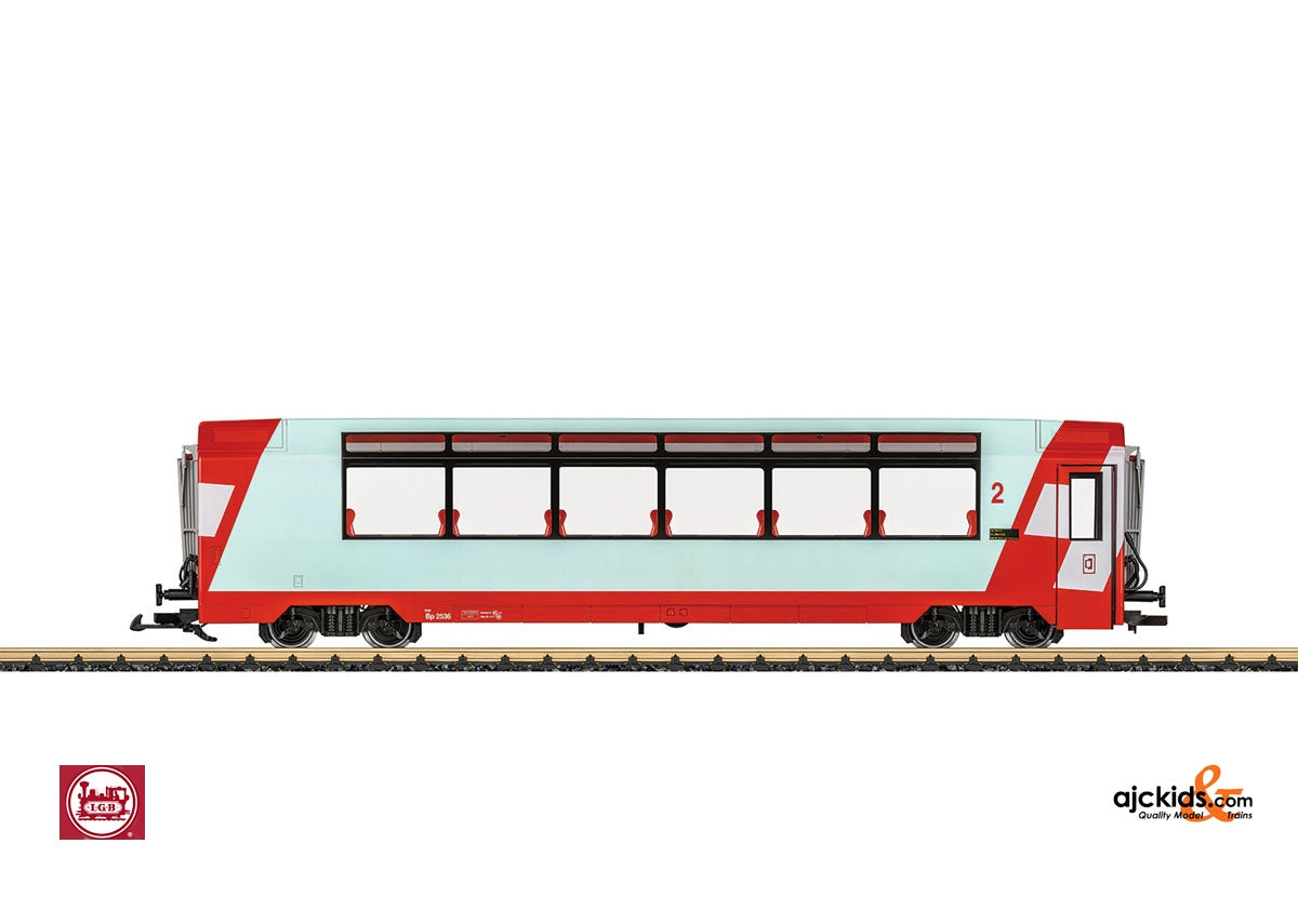 LGB 33669 - RhB Panorama Car, 2nd Class, Era VI