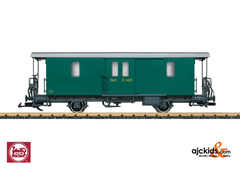 LGB 34553 - RhB Baggage Car, Era III
