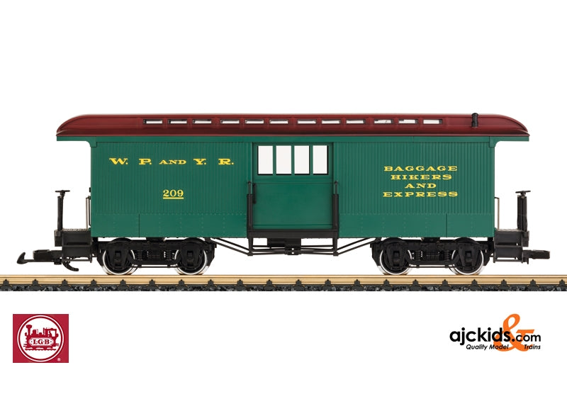 LGB 36846 - White Pass Baggage Car - G-Scale trains and garden