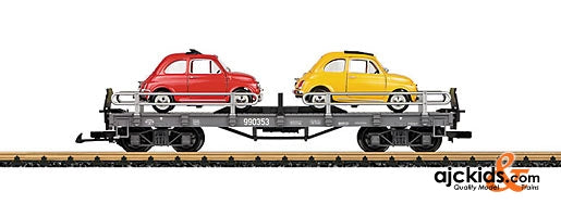 LGB 40595 - Auto Transport Car with 2 Fiat 500s