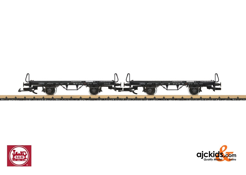 LGB 41038 - MBS SchOnheide Pair of Flat Cars
