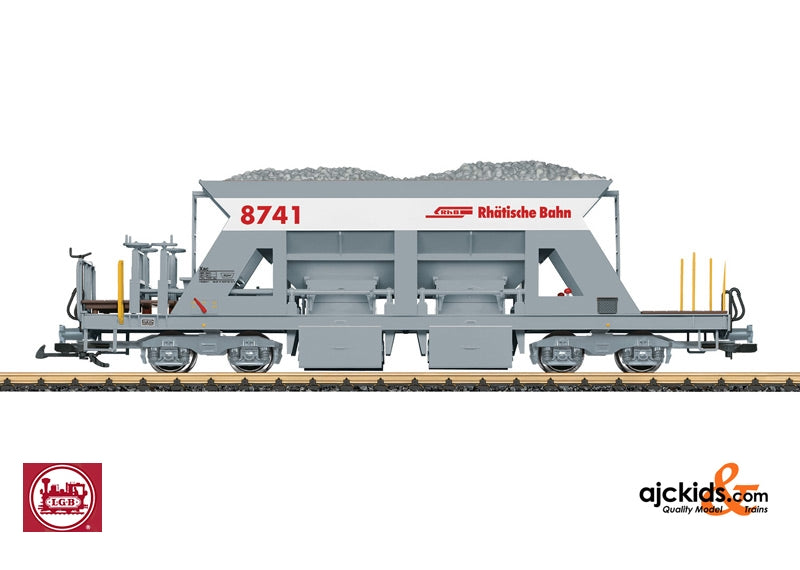 LGB 46695 - RhB Self-Unloading Hopper Car, Era VI