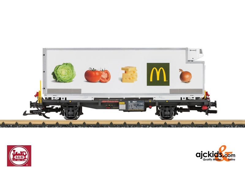 LGB 46891 - RhB McDonald's Container Car