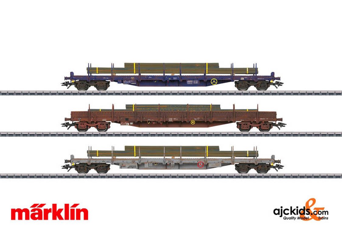 Marklin 47050 - CFL Cargo Flat Car 3-Car Set; Era VI