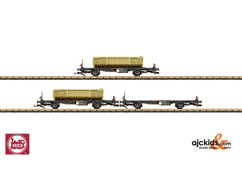 LGB 47899 - Container 3-Car Set RhB