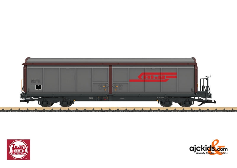LGB 48570 - RhB Type Haik-v Sliding Wall Boxcar