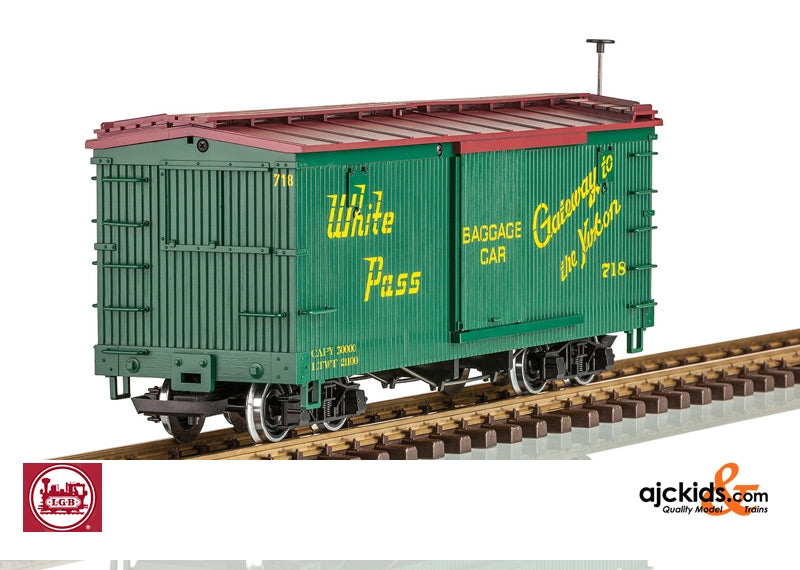 LGB 48675 - White Pass & Yukon RR Boxcar, Era VI