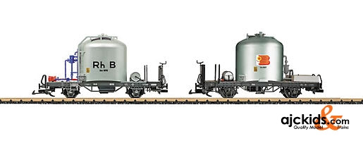 LGB 49250 - RhB Cement Silo Car Set