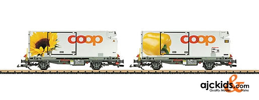 LGB 49890 - RhB coop Container Car Set