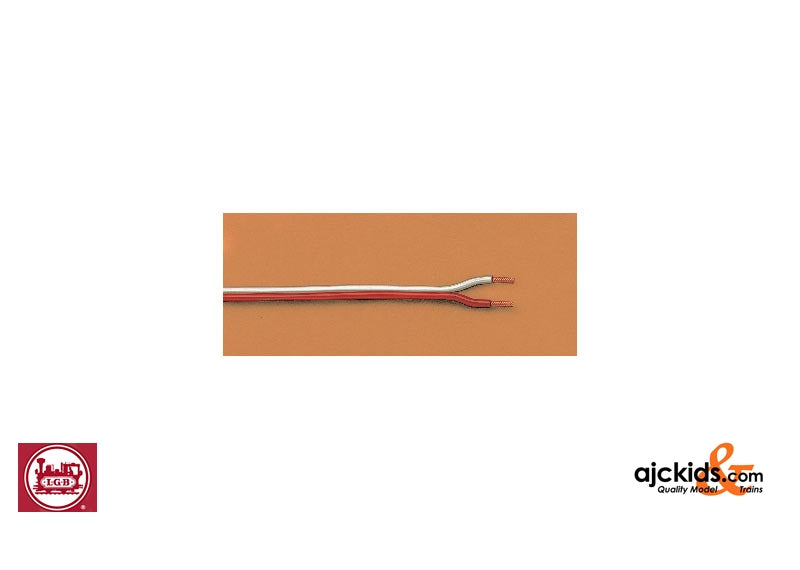 LGB 50130 - 2-Conductor Wire Orange/White (65 feet)