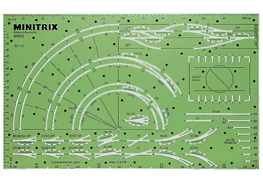 Trix 66600 - Minitrix Track Planning Stencil