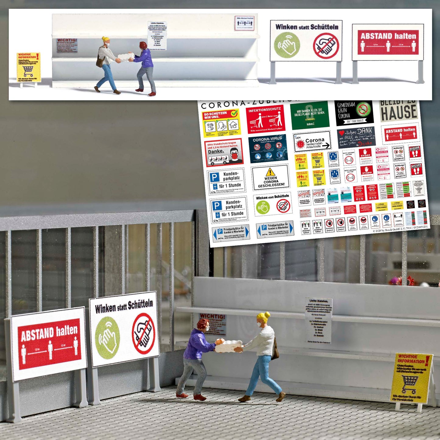 Busch 7910 - The fight over toilet paper