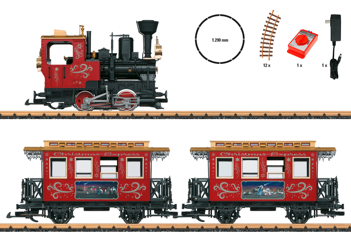 LGB 72308 - Christmas Train Starter Set USA