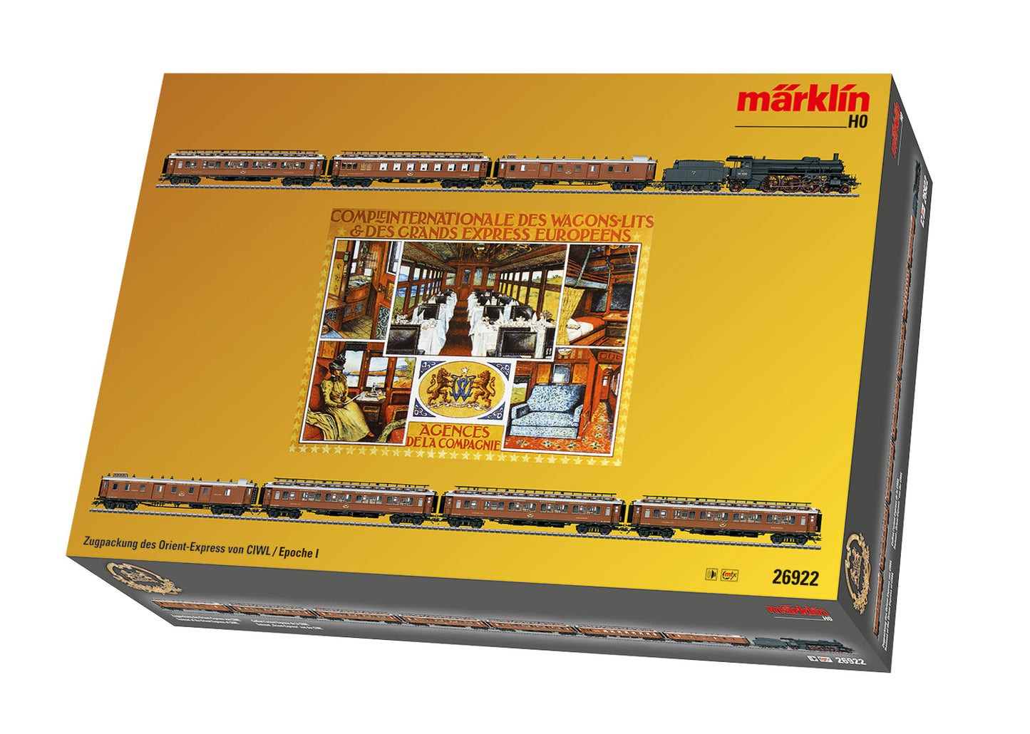 Marklin 26922 - Orient Express Train Set with a Baden Class IV