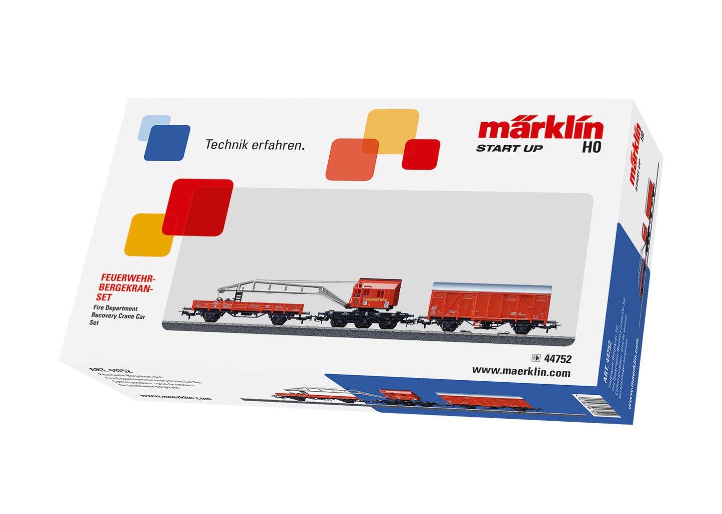 Marklin 44752 - Fire Department Recovery Crane Car Set