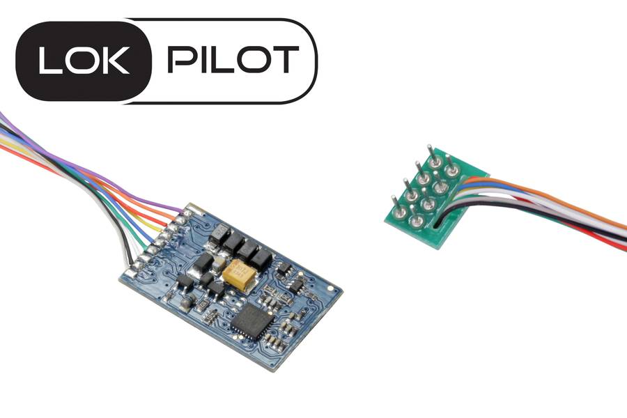 ESU 59020 - LokPilot V5.0, basic, 8-pin plug, cable