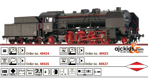 Brawa 40427 Steam Locomotive BR 19.1 BB� III AC/SS