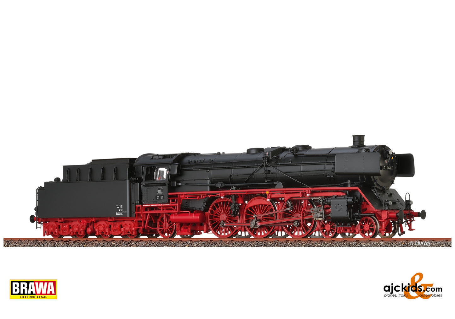 Brawa 40975 H0 Express Train Locomotive BR 01 DB at Ajckids. MPN: 4012278409757