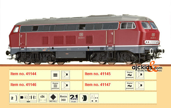Brawa 41147 Diesel Locomotive BR216 DB (Digital Sound)