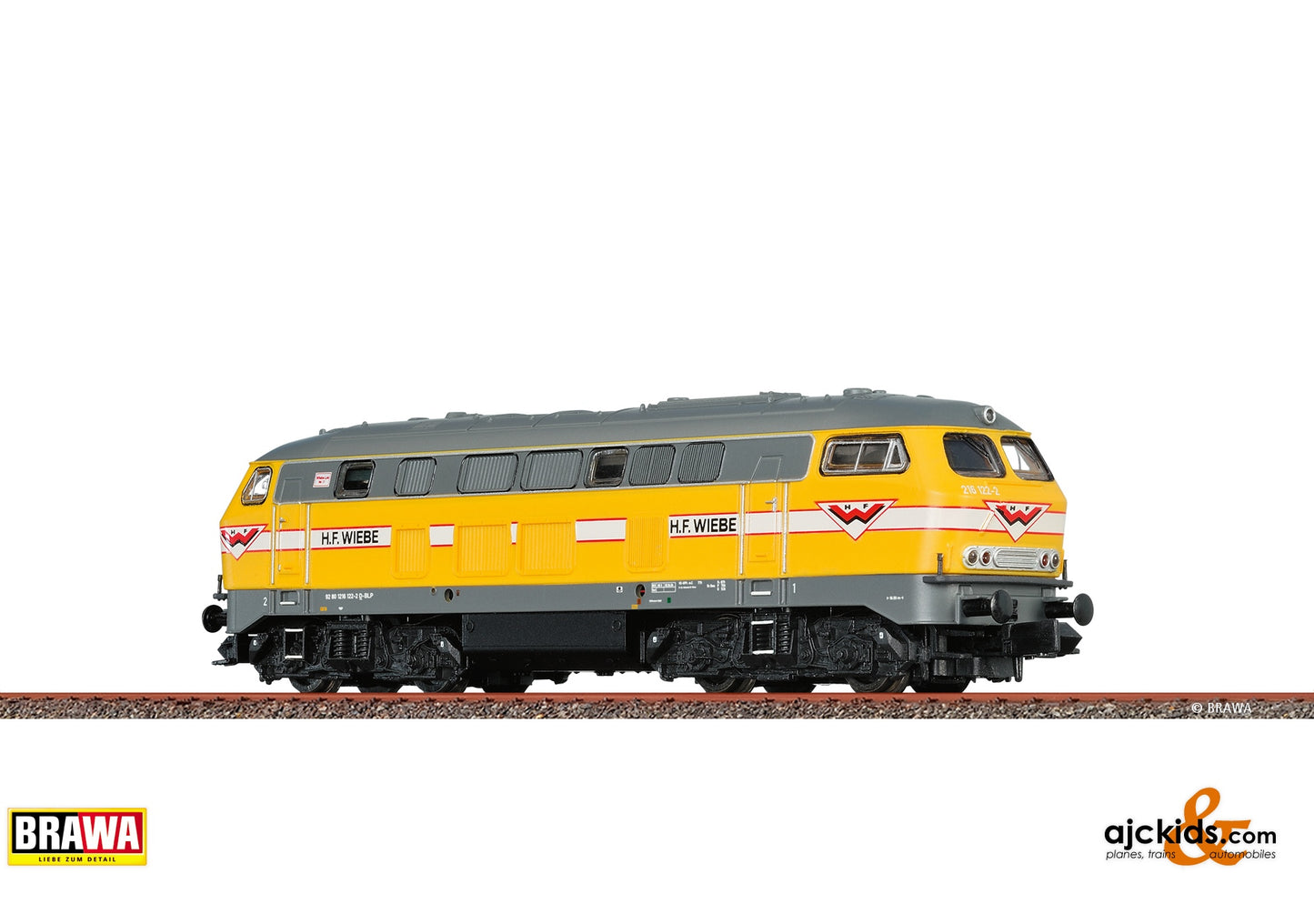 Brawa Diesel Loco 216 Wiebe, Era IV, DC Digital EXTRA 400.30 at Ajckids.com