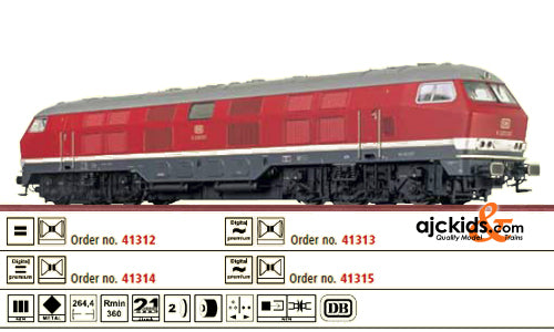 Brawa 41314 Diesel Locomotive V 320 DB (dual sound)