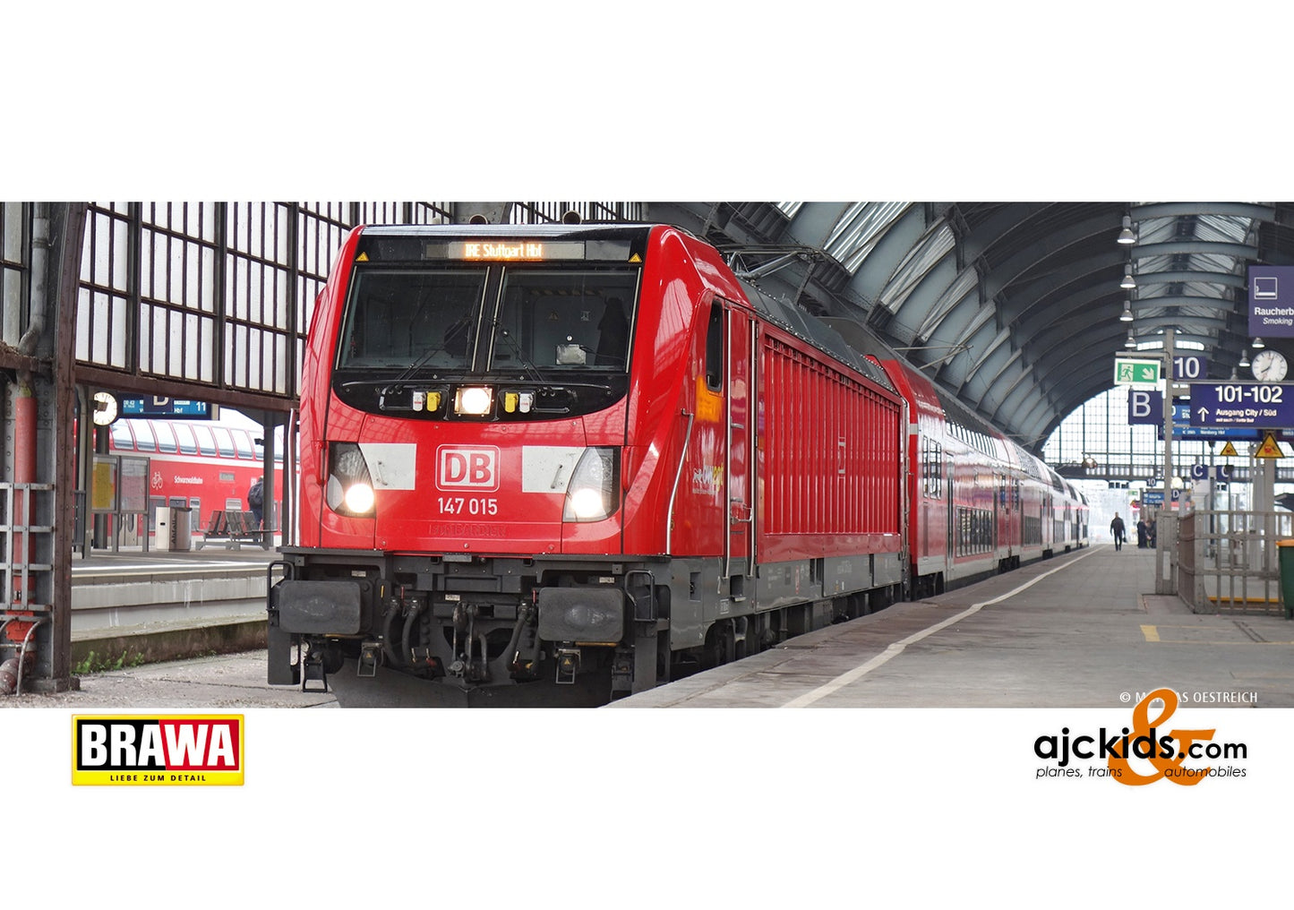 Brawa 43810 - H0 Electric Locomotive BR 147 DB AG, VI, DC BAS