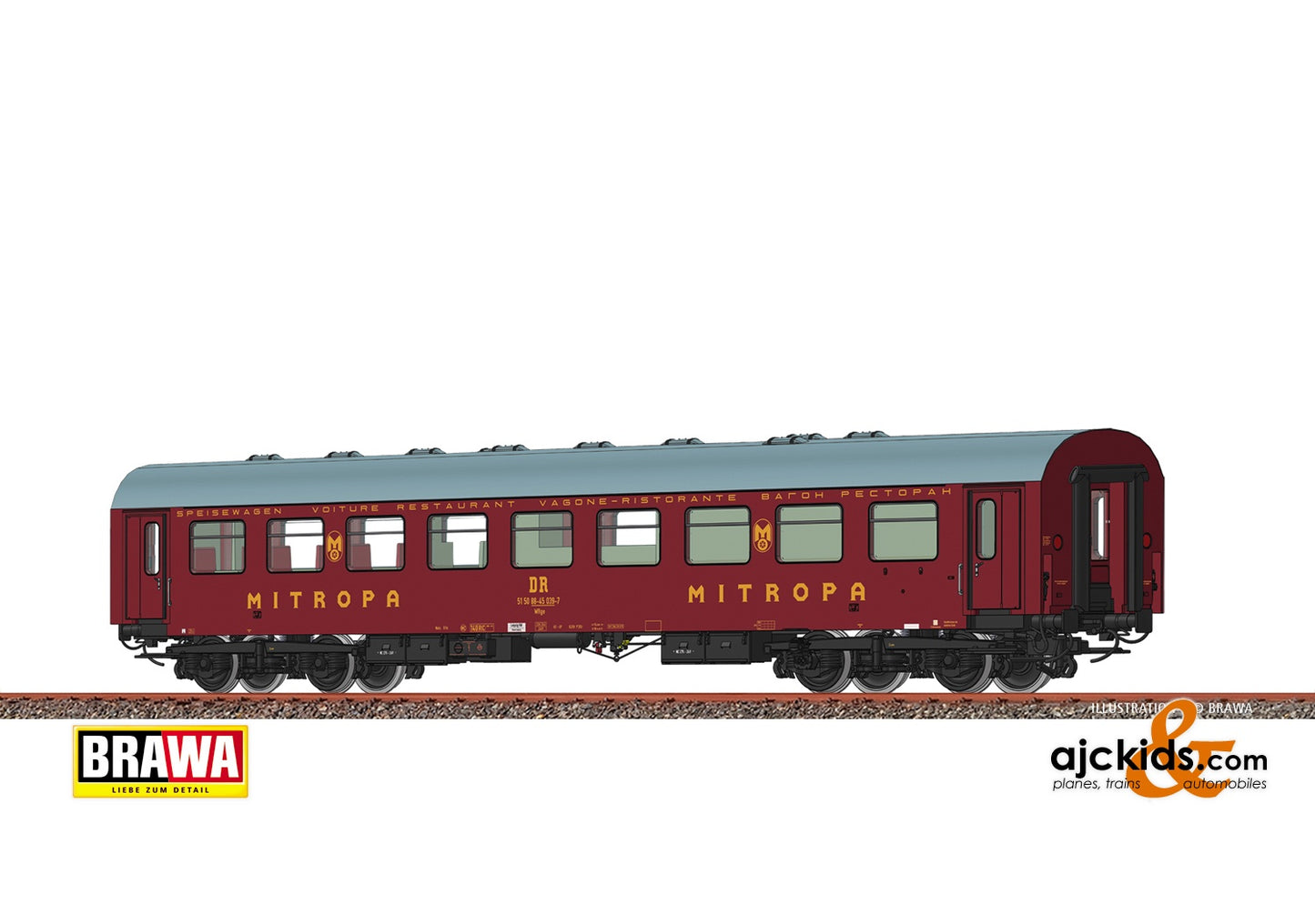 Brawa 45389 - H0 Passenger Coach WRge DR, IV